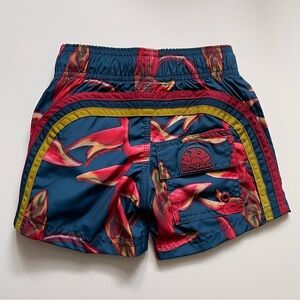 Sundek Boys REPREVE® Elasticized Waist Swim Shorts - Shooting Blooms Print - 2